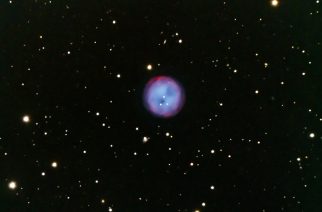 Image 10 – Three hour exposure of the Owl Nebula, M97, taken with the Discovery 10-inch f/6 telescope.