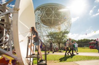 Jodrell Bank is the earliest radio astronomy observatory in the world still in existence. Photo courtesy of Jodrell Bank.