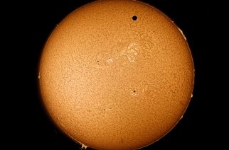 Shown is an image of the 2012 Venus Transit taken by Astronomy Technology Today Contributor Austin Grant